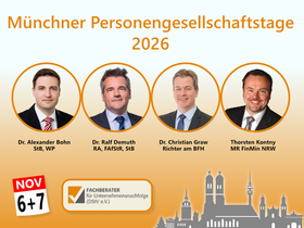 31. Münchner Personengesellschaftstage 2026